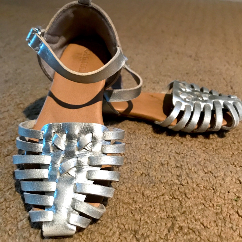 Silver Sandals toddler girl size 9